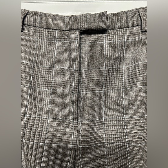 Pendleton vintage women’s 100% Virgin wool gray glen plaid pants. Lined. Size 12 - Picture 6 of 6